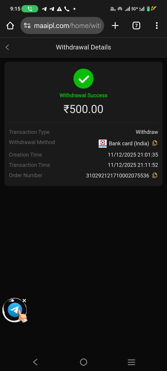 Maaipl Casino Game withrowal